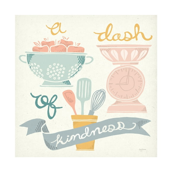 Mary Urban 'A Dash Of Kindness Pastel' Canvas Art