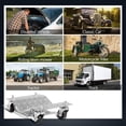 thumbnail image 7 of Ktaxon Car Wheel Dolly, 4PCS 6000LBS Heavy Duty Vehicle Dolly, Silver, 7 of 7