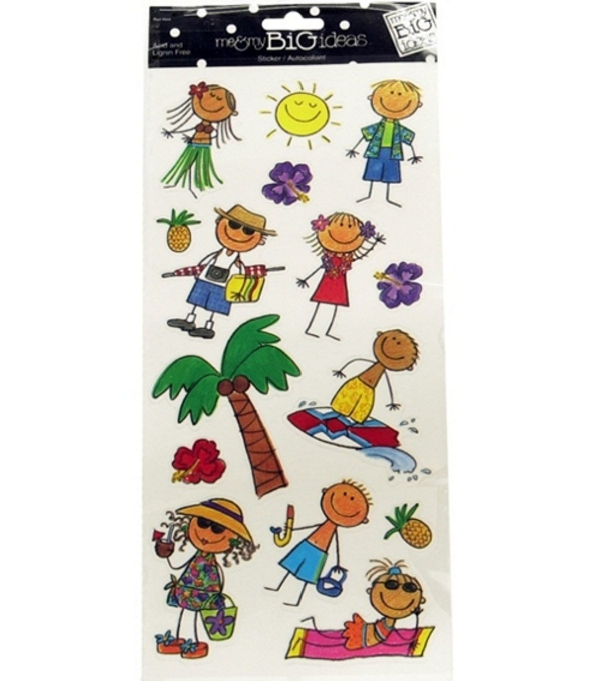 Me and my big ideas stickers tropical kids walmart