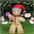 thumbnail image 2 of Inflable de Navidad Artego Galleta Jengibre 2.5M Mega Gigante, 2 of 9