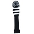 thumbnail image 5 of Stripes Knitted Golf Club Head Covers Juego de 3 piezas 1 3 5 Driver y Fairway HeadCovers Se adapta a los drivers, 5 of 5