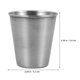 thumbnail image 2 of OHOIOLLA 5Ud Vasos De Acero Inoxidable Para Licores Con Funda Antióxido Perfectos Para Reuniones, 2 of 6