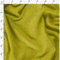 thumbnail image 4 of Soimoi Yellow polyester Crepe Fabric Dot & Leaves Stripe Decor Fabric Printed Yard 52 Inch Wide, 4 of 5