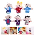 thumbnail image 4 of Family Hand Puppet Cloth Toy for Imaginative Play 6Pcs Role-Play Set, 4 of 4