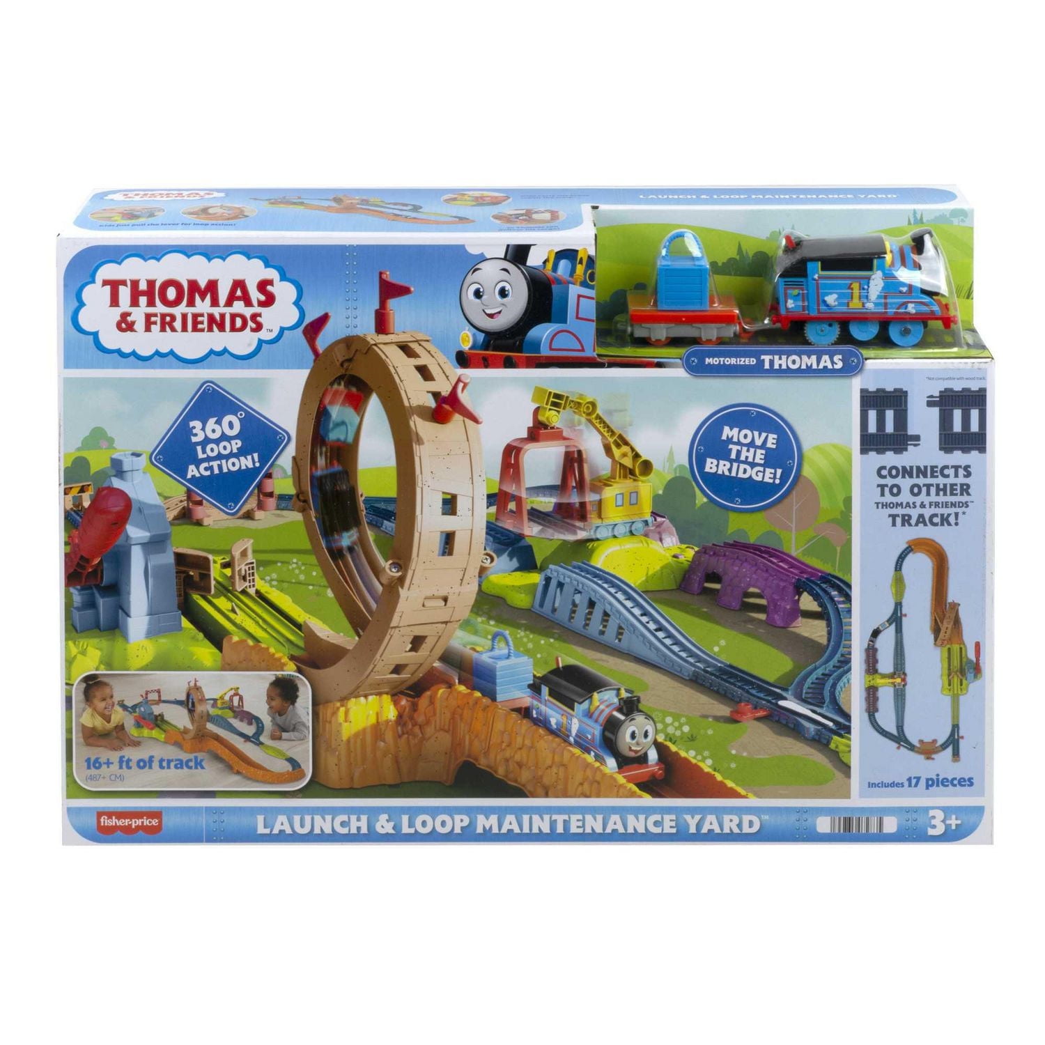 Thomas et ses amis Coffret piste Cour Lancement et boucle