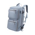 thumbnail image 4 of Segolike Portable Travel Backpack Knapsack with Shoes Compartment for Outdoor Activities Gray, 4 of 8