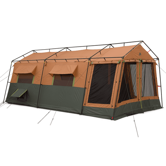 Ozark Trail 10-Person Appalachian Tent, 4 season with Stove Outlet