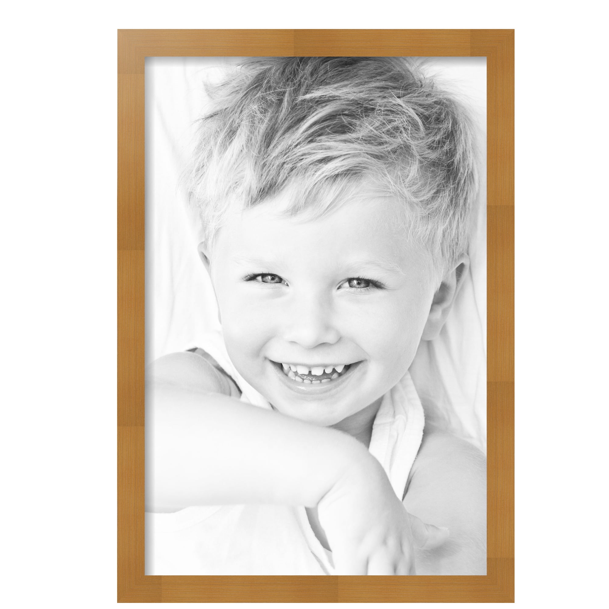 ArtToFrames 16" x 24" Classic Gold Picture Frame, 16x24 inch Gold MDF Poster Frame (WOM-4498), 3 Pack