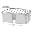 thumbnail image 3 of Palram - Canopia Dallas 14' x 20' Curtain Set - 4 Piece, 3 of 6