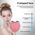 thumbnail image 3 of Dispositivo de Estiramiento Facial Eléctrico WEIHJMXG Antienvejecimiento Rosa, 3 of 5