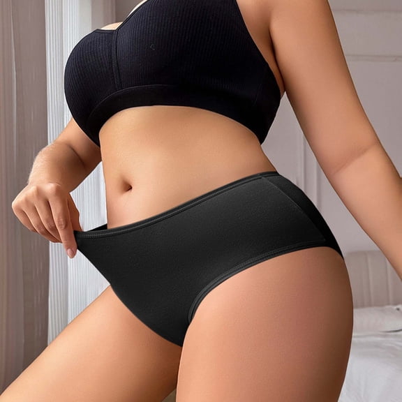 Njagoc3 Women's Seamless High Waisted Briefs - No Show Stretch Underwear 1PC for Daily & Workout Wear