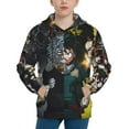 thumbnail image 4 of My Hero Academia Hoodie 3D Print Pullover Hooded Long Sleeve Sweatshirts Tops Blouse with Pocket for Boys Girls Small, 4 of 7