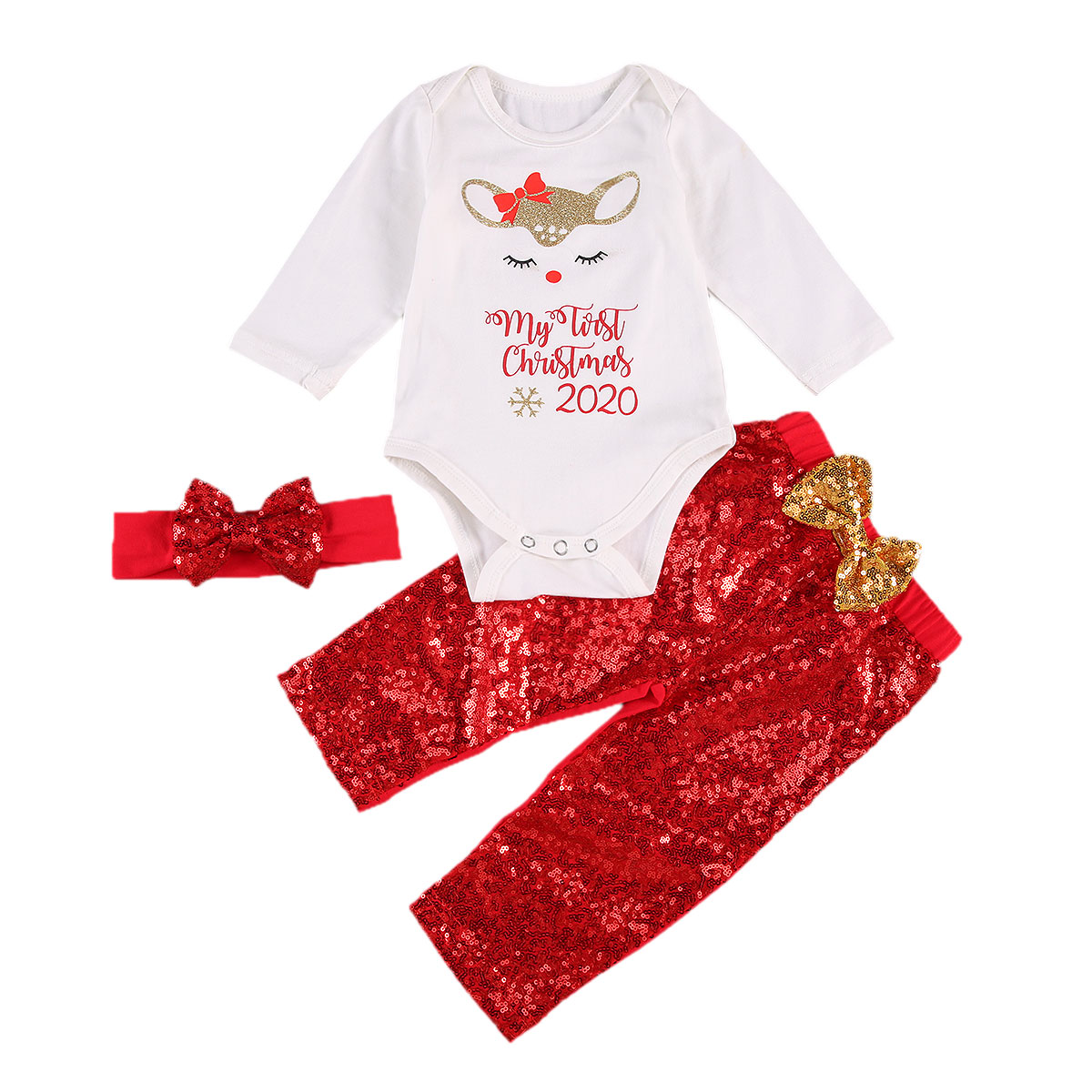 walmart baby first christmas outfit