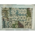 thumbnail image 3 of Kilim Rug Wool Jute Rug Bohemian Jute Rug Wool Rug Kelim Dhurri Wool and Jute Rug Handmade Kilim Dhurrie Traditional Indian Wool Jute Rugs ( 4x6 Ft ), 3 of 5
