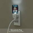 thumbnail image 5 of Fuzoiu I Love My Autism Print Dusk to Dawn LED Night Light with Light Sensor, Energy-Efficient Touch-Safe Night Lamp for Home, Office, and Kids' Rooms-US, 5 of 7