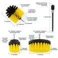 thumbnail image 4 of Kit de cepillo de taladro eléctrico, accesorios de cepillo de fregado eléctrico, herramientas de lavado de fregado para neumáticos de vidrio de piso de coche, limpieza de inodoro, 4 of 4