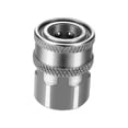 thumbnail image 4 of DYNWAVECA NPT 3/8 Quick Connect Plug, Pressure Washer Coupler Connector Hose Coupler Adapter Fitting for Repair, Kitchen, Lawn, Washing Inner Thread Female, 4 of 7