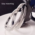 thumbnail image 4 of Maoww Boucles d'Oreilles Rondes pour Femmes Filles Boucles d'Oreilles en Alliage Mat Déclaration Bijoux de Mariage Cadeau, 4 of 8
