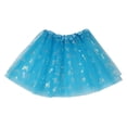 thumbnail image 2 of ZHOGXU Big Kids Girls Skirt Elastic Waist Butterfly Print Mesh Comfortable Stylish Tutu Skirts For Carnival Party And Daily Wear Blue One Size, 2 of 4