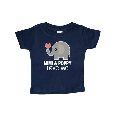

Inktastic Mimi and Poppy Love Me Baby Gift Gift Baby Boy or Baby Girl T-Shirt