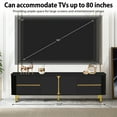 thumbnail image 6 of Trilenars TV Stand, Entertainment Center With 4 Drawers, Storage Shelf, Tv Console For TVs Up To 80", Modern Cabinet Media Console Table For Living Room Bedroom, 6 of 9