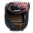thumbnail image 3 of MKF Collection Briella womens Backpack American Flag Top-Handle Patriotic USA Flag Dark Beige Handbag Fashion Travel Daypack By Mia K, 3 of 8