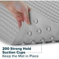 thumbnail image 6 of SlipX Solutions Foot Friendly Pillow Top Plus Safety Bath Mat, 15 x 27, 6 of 9