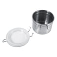 thumbnail image 3 of Herwey Kitchen Container Box,4 Sizes Stainless Steel Kitchen Food Storage Container Bottle Sugar Tea Coffee Beans Canister, Kitchen Storage Canister, 3 of 3