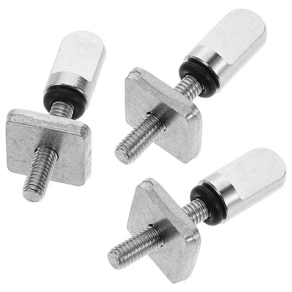 Hemoton 3pcs Surfboard Paddle Board Screw Tail Fin Screw Fin Tail Screw Stainless Steel Screw Paddle Board Fin Screw Fin Screw Surf Fin Screw ( )