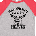 thumbnail image 4 of Inktastic Handpicked for Earth by My Aunt in Heaven with Angel Wings Boys or Girls Toddler T-Shirt, 4 of 5