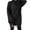 Black, variant on TXGREN Plus Size Tops for Women Ladies' Solid Color Casual Large Size Loose Knit Turtleneck Slit Maxi Casual Sweater Summer Dresses for Women 2024 Plus Size Black 3Xl