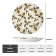thumbnail image 2 of Salouo Flying Bees1 Pattern Bone China Decorative Plate,Holiday Decor Decorative Ceramic Plates with Stand Elegant Home DéCor for Hallway/Living Room/Bedroom-10in, 2 of 6