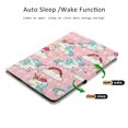 thumbnail image 3 of Fire HD 10 Case 2017 7th Generation, Allytech PU Leather 3D Pattern Folio Stand Smart Cover Auto Sleep Wake Shockproof Cards Holder Wallet Case for Amazon Kindle Fire HD 10 2017/2015, Unicorns, 3 of 7