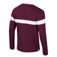 thumbnail image 3 of Men's Colosseum  Maroon Virginia Tech Hokies Too Cool For School Long Sleeve Polo, 3 of 3
