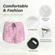 thumbnail image 4 of Balery Butterfly 1 Pantalones cortos deportivos para mujer con forro y dos bolsillos, elásticos, para entrenamiento, gimnasio, yoga-Large, 4 of 7
