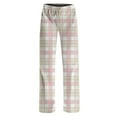 thumbnail image 4 of Byoo Toddler Boys Sleepwear Pants Plaid Graphic Basic Baggy Straight Fit Wide Leg Soft Loungewear Pants Kids Homewear, 4 of 4