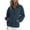 Navy, variant on OGLCCG Fleece Sweatshirt for Women Half Zipper Long Sleeve Lapel Sports Oversized Sweatshirts Loose Pullover Tops with Pockets,S-XXL