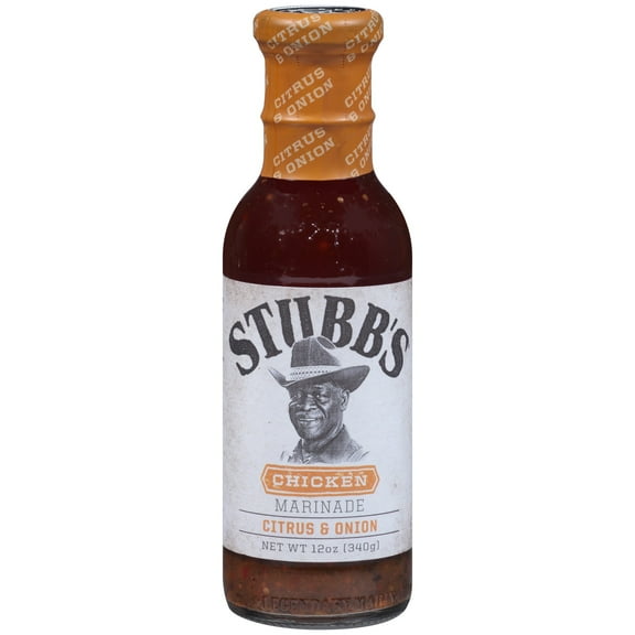Stubb's Non GMO Citrus, Onion, and Garlic Chicken Marinade, 12 oz Bottle