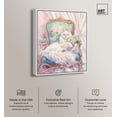 thumbnail image 2 of An Aristocat Canvas Cute Pets Prints by Art Remedy, White Frame, 24" x 30", 2 of 7