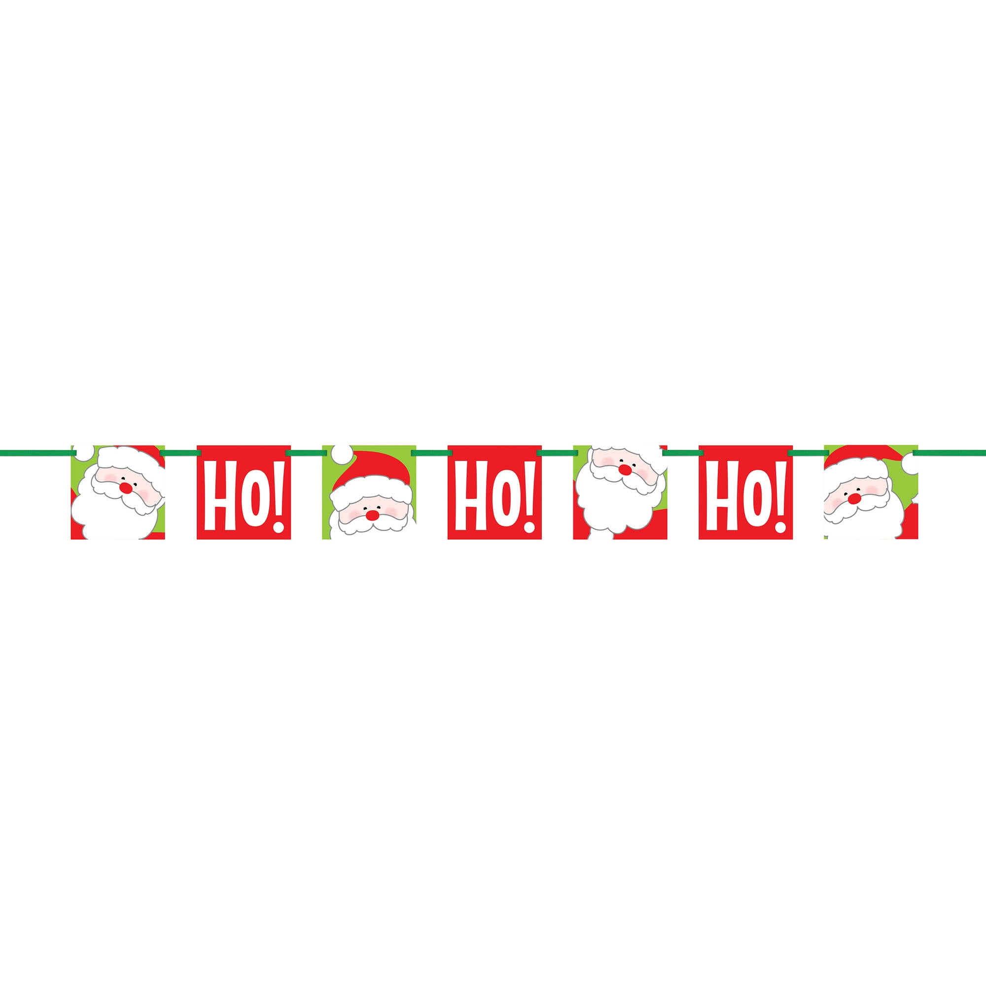 5' Ho Ho Ho Christmas Pennant Banner