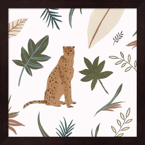 African Cheetah I by Isabelle Z, Framed Wall Art, 13.25W x 13.25H