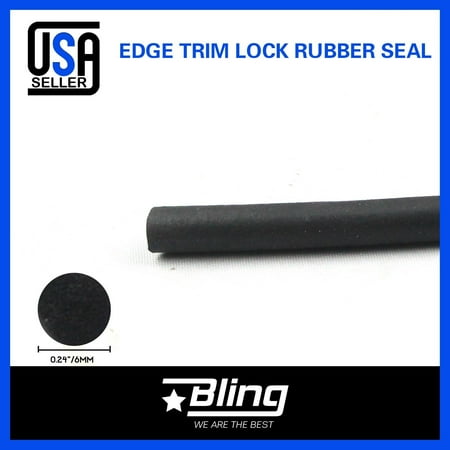 

O Shape Car Automotive Vehical Auto Windows Edge Strip Car Door Weatherstrip Rubber Edge Seal Strip Black (20ft)