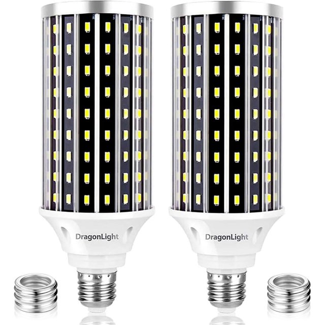 Bombillas LED tipo maíz DragonLight de 50 W (equivalente a 400 W), 5500 lúmenes