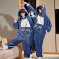 thumbnail image 1 of Pijamas con capucha para hombre y mujer, monos gruesos de Anime, ropa de dormir de gato coreano, mono suelto, suave y cálido para el hogar, Invierno, 1 of 4