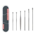 thumbnail image 2 of Xihbxyly Kit Portátil para La Eliminación de Cerumen, 6 Piezas de Acero Inoxidable, Herramienta de Limpieza de Cerumen, 2 of 3