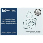 DNA Direct Solutions Paternity Test Kit, All Lab Fees & Shipping to Lab Included, Results in 2 Business Days