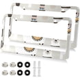 thumbnail image 2 of Coolnut Llama License Plate Frames 2pcs, Aluminum Universal Car License Plate Holder with Elliptical Hole for US Vehicles, 12"x 6", 2 of 7
