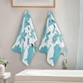 thumbnail image 4 of Dreamtimes Cartoon Flower Elephant 2 pcs Hand Towels Set, Soft Lightweight Highly Absorbent Towel for Bathroom Toilet Kitchen Beach 28.3x14.4in, 4 of 7