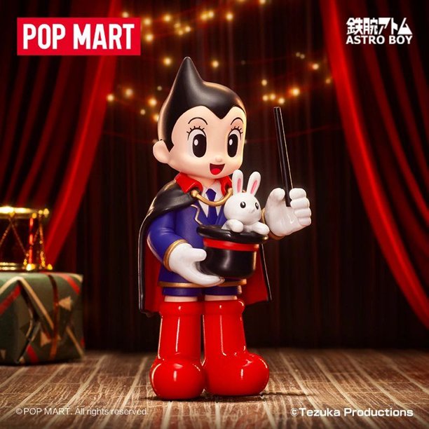 POP MART Astro Boy Serie Vida Diversa Caja Sorpresa Figura de Acción Original Modelo de Cartón Colección para Mujeres