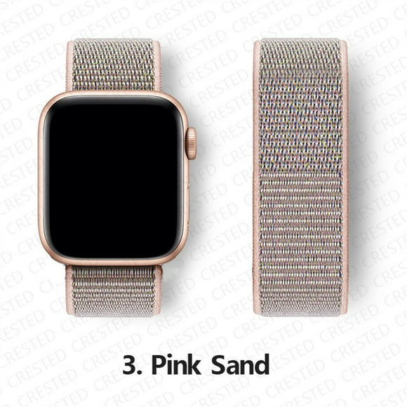 ALMNVO Strap for Apple Watch Band 45mm 41mm 44mm 40mm 42mm 38mm, Breathable Soft Sport Loop Wristband Replacement Strap for iWatch Series 6 5 4 3 SE 7 -3#